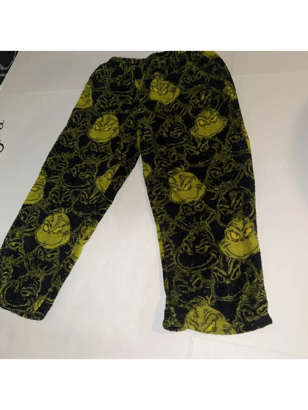 Green And Black Grinch Fleece Pants